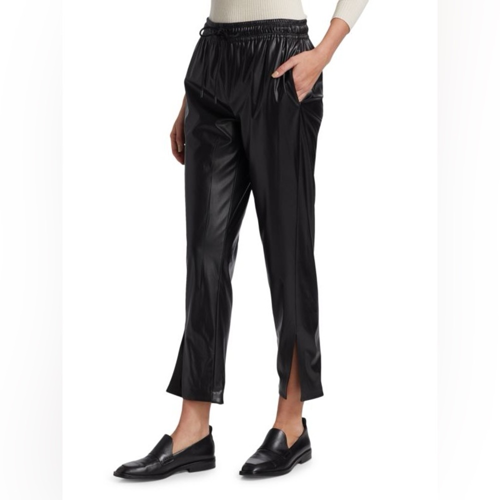 NWT Theory Faux Leather Cropped Pants size 2